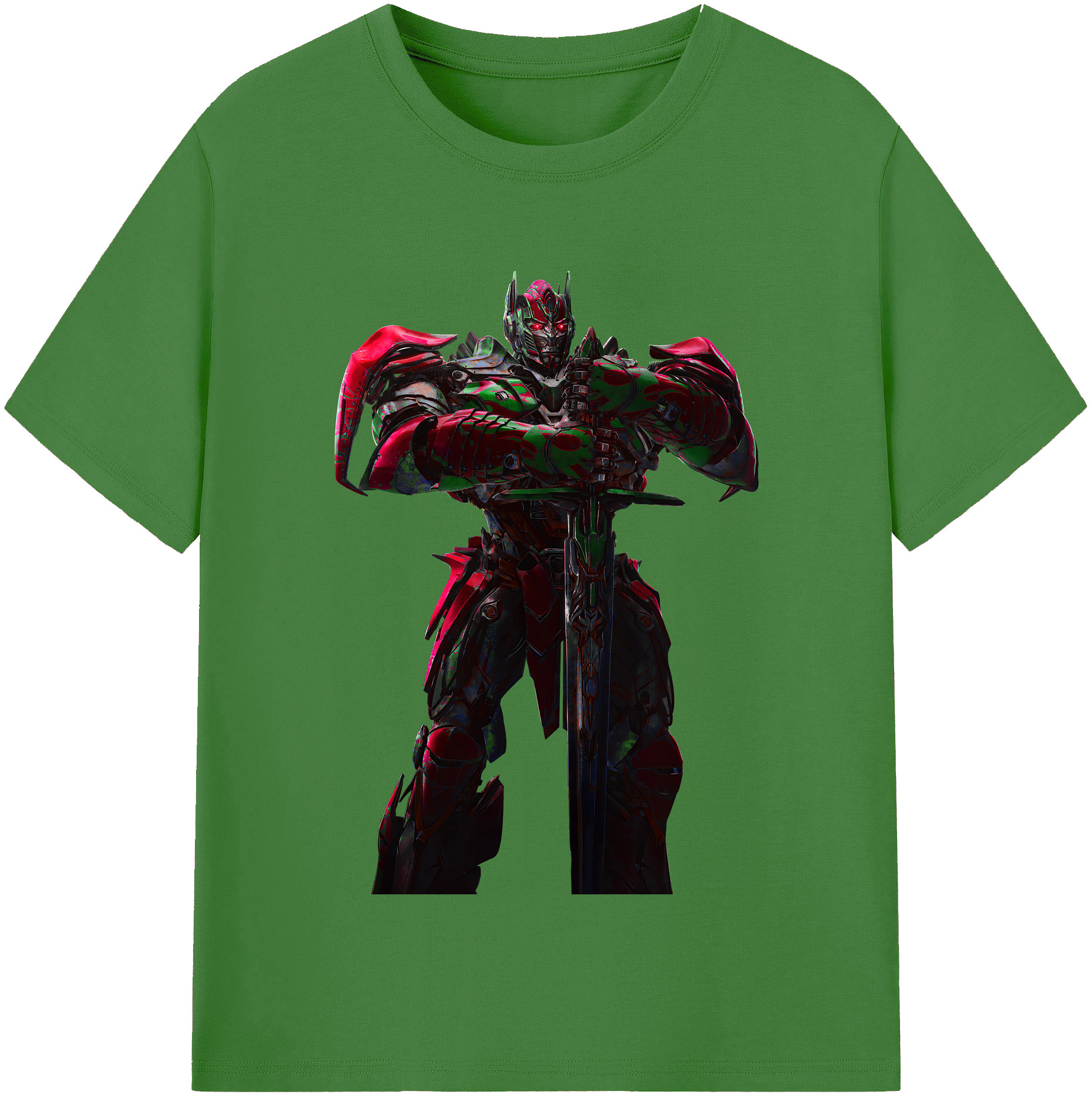 （画像用） Transformers トランスフォーマー レディースカジュアルプリントTシャツ（綿100％）
